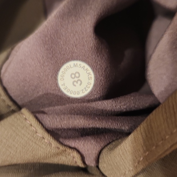 Lululemon Men Classic-Fit Hiking Pant 30" In Carob Brown Size 38 New No … - Picture 17 of 17